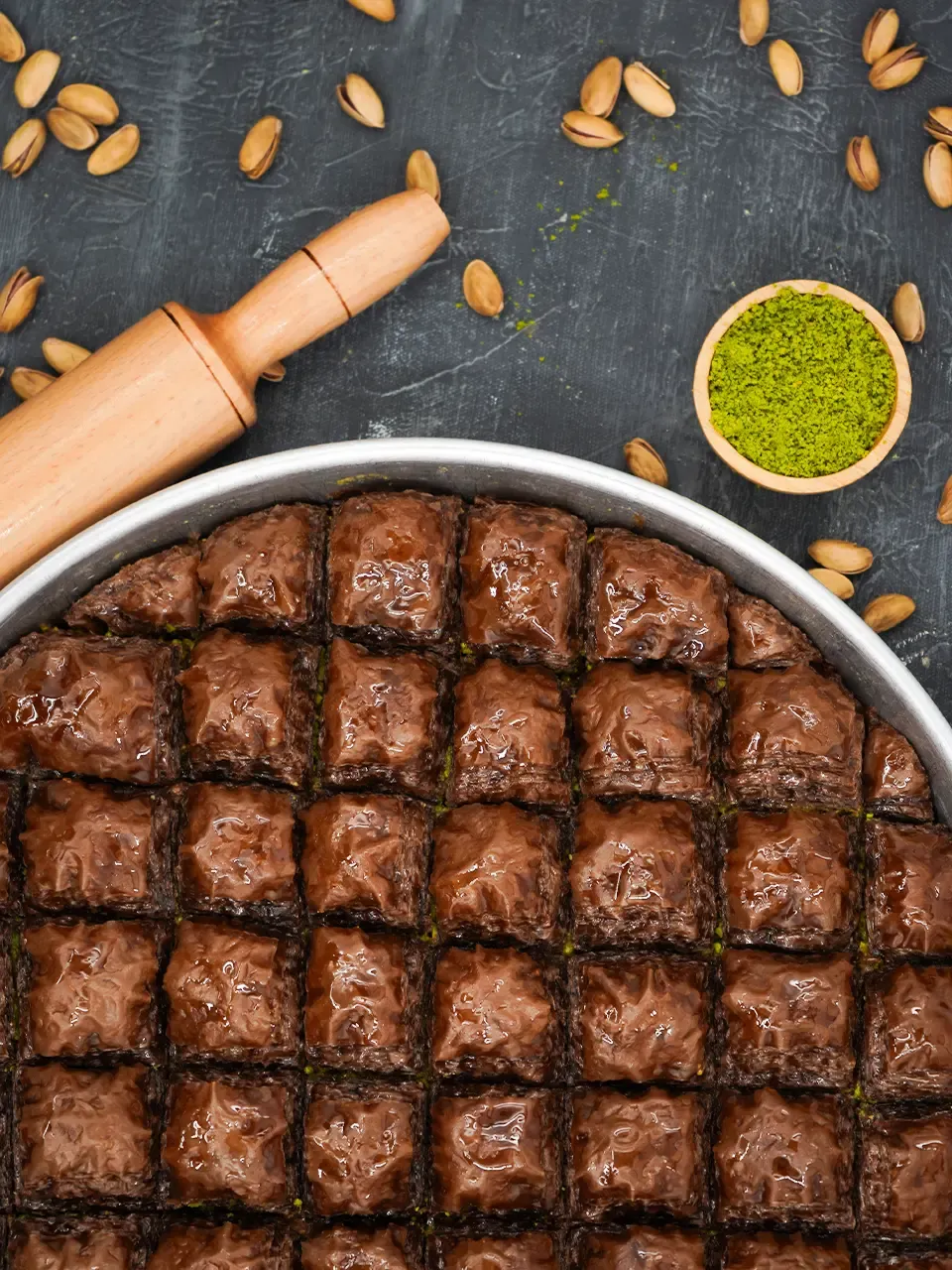 Cikolatalı Fıstıklı Baklava